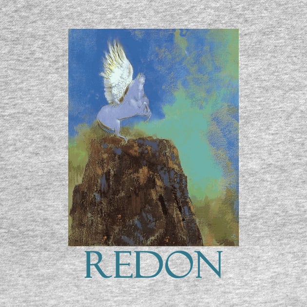 White Pegasus by Odilon Redon by Naves